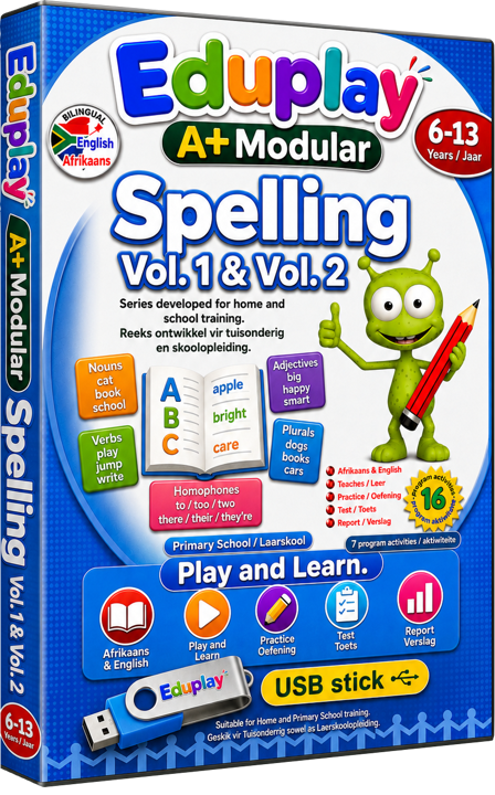 Eduplay A+ Modular Spelling Volume 1 & 2